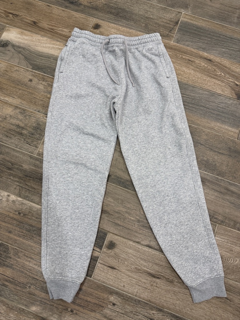 Hollister Light Gray Fleece Jogger Pants